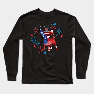 Chihuahua Uncle Sam Hat 4Th Of July Long Sleeve T-Shirt